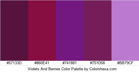 Violets And Berries Color Colors Logo