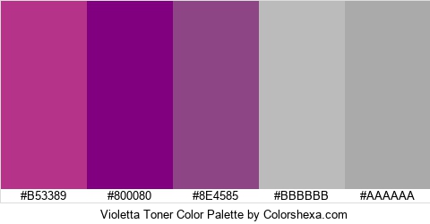 Violetta Toner Color Colors Logo