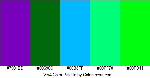 Vis4 Color Colors Logo