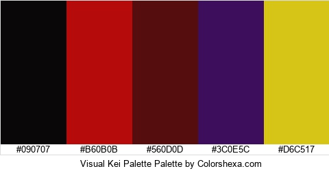 Visual Kei Palette Colors Logo