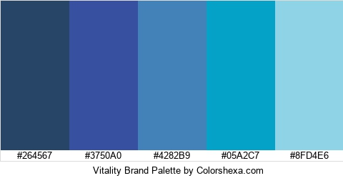 Vitality Brand Colors Logo