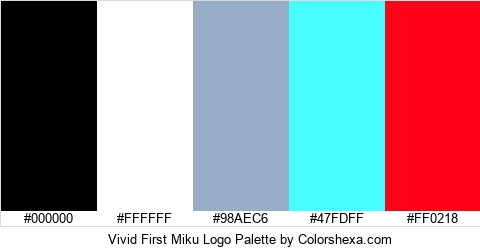 Vivid First Miku Logo Colors Logo