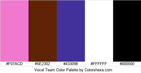 Vocal Team Color Colors Logo