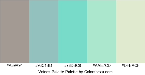 Voices Palette Colors Logo