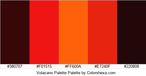 Volacano Palette Colors Logo