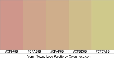 Vomit Towne Logo Colors Logo