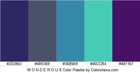 W O N D E R O U S Color Colors Logo