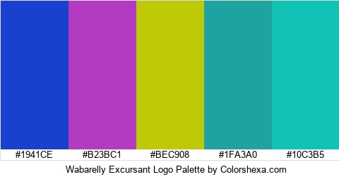 Wabarelly Excursant Logo Colors Logo