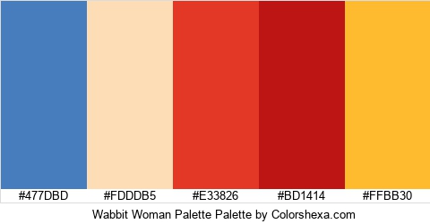 Wabbit Woman Palette Colors Logo