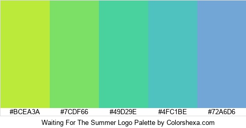 Waiting For The Summer Logo Colors Logo