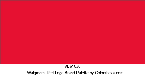 Walgreens Red Logo Brand Colors Logo