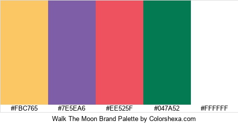 Walk The Moon Brand Colors Logo