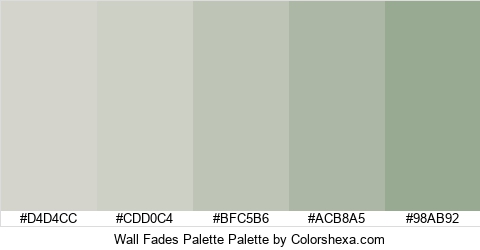 Wall Fades Palette Colors Logo