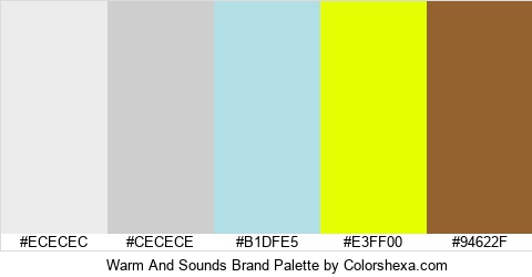 Warm And Sounds Brand Colors Logo