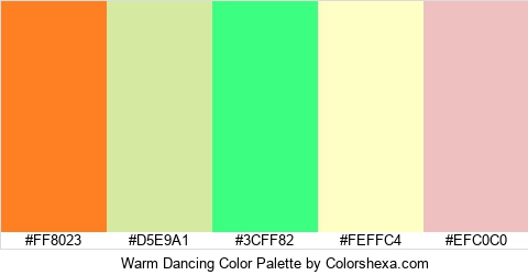 Warm Dancing Color Colors Logo