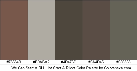 We Can Start A Ri I I Iot Start A Riioot Color Colors Logo