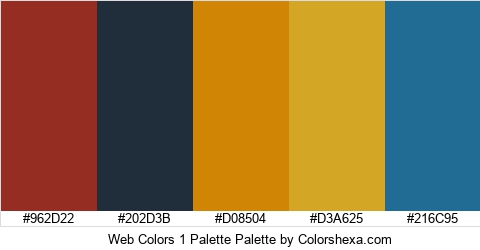 Web Colors 1 Palette Colors Logo
