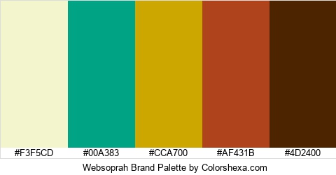 Websoprah Brand Colors Logo