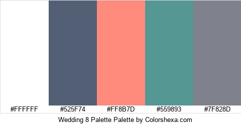Wedding 8 Palette Colors Logo