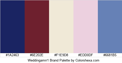 Weddingamrr1 Brand Colors Logo