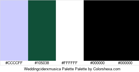 Weddingciderxmusica Palette Colors Logo