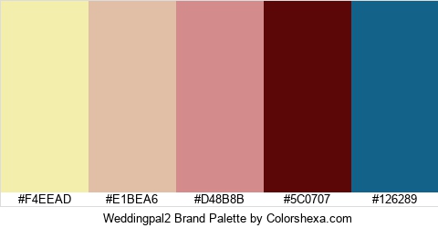 Weddingpal2 Brand Colors Logo