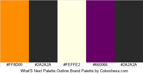 What'S Next Palette Outline Brand Colors Logo