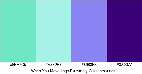 When You Move Logo Colors Logo