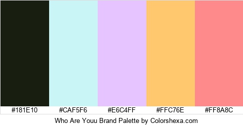 Who Are Youu Brand Colors Logo