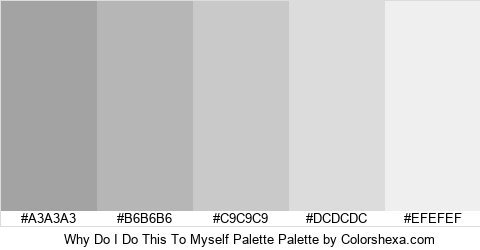 Why Do I Do This To Myself Palette Colors Logo