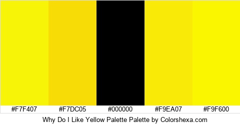 Why Do I Like Yellow Palette Colors Logo