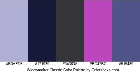 Widowmaker Classic Color Colors Logo