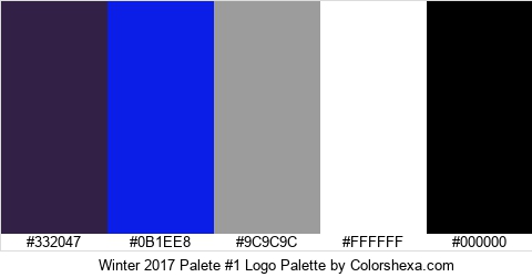 Winter 2017 Palete #1 Logo Colors Logo