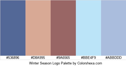 Winter Season Logo Colors Logo