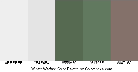 Winter Warfare Color Colors Logo