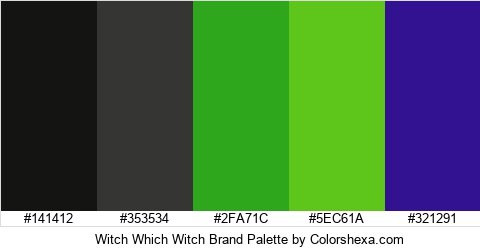 Witch Which Witch Brand Colors Logo