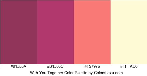 With You Together Color Colors Logo