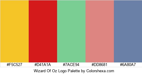 Wizard Of Oz Logo Colors Logo