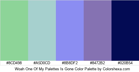 Woah One Of My Palettes Is Gone Color Colors Logo