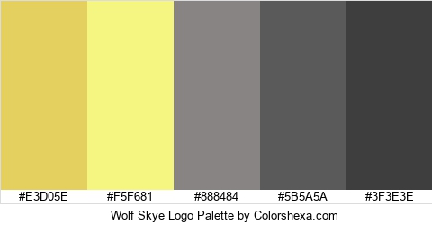 Wolf Skye Logo Colors Logo