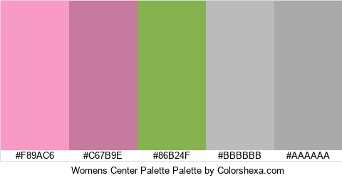 Womens Center Palette Colors Logo