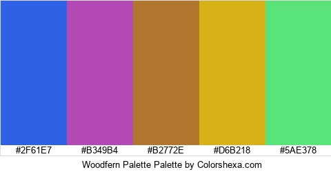 Woodfern Palette Colors Logo