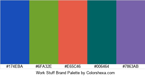 Work Stuff Brand Colors Logo