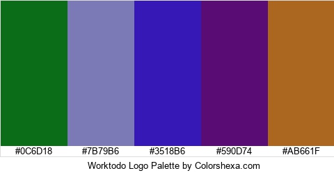 Worktodo Logo Colors Logo