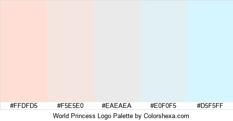 World Princess Logo Colors Logo