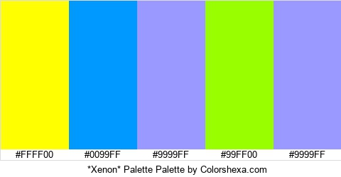 *Xenon* Palette Colors Logo