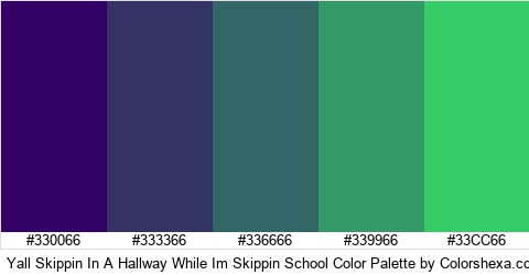 Yall Skippin In A Hallway While Im Skippin School Color Colors Logo