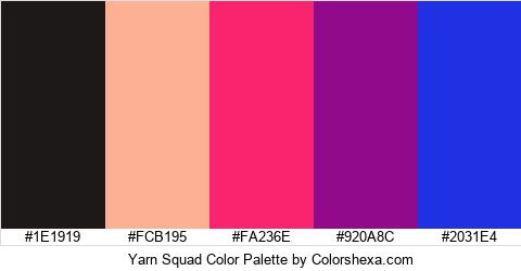 Yarn Squad Color Colors Logo