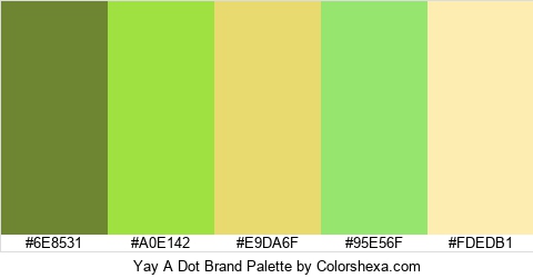 Yay A Dot Brand Colors Logo