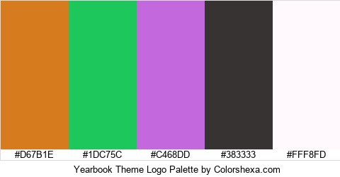 Yearbook Theme Logo Colors Logo